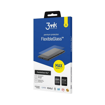 Ochranná fólie na displej 3MK FlexibleGlass Max pro Samsung Galaxy A35 5G A356, flexibilní sklo, plné lepidlo, černá
