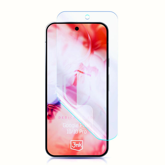 Ochranná fólie na displej 3MK FlexibleGlass pro Google Pixel 10 Pro / 10, flexibilní sklo, plné lepidlo