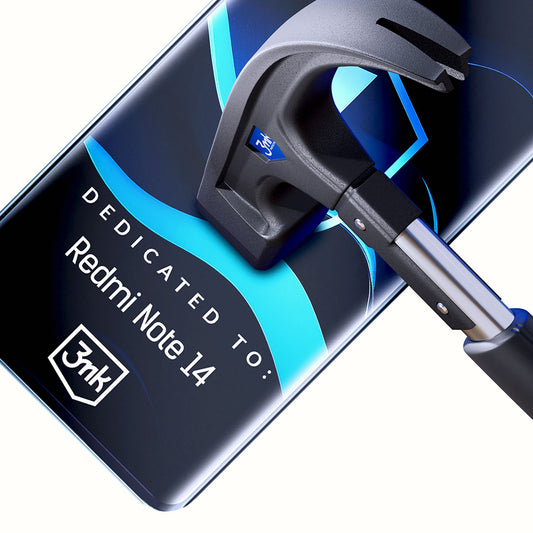 Ochranná fólie na displej 3MK FlexibleGlass pro Xiaomi Redmi Note 14 5G, flexibilní sklo, plné lepidlo