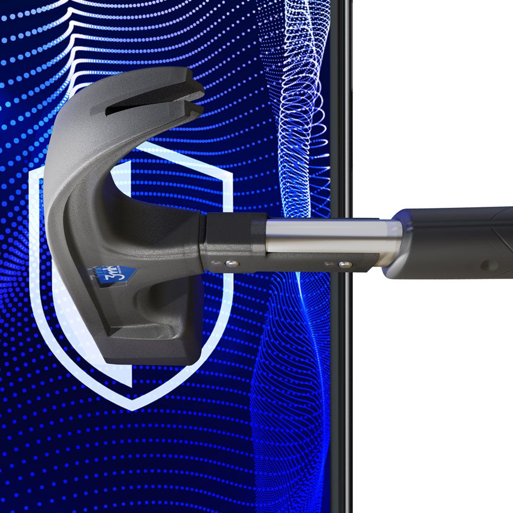Ochranná fólie na displej 3MK FlexibleGlass Pro pro Samsung Galaxy S24 S921, flexibilní sklo, plné lepidlo, černá
