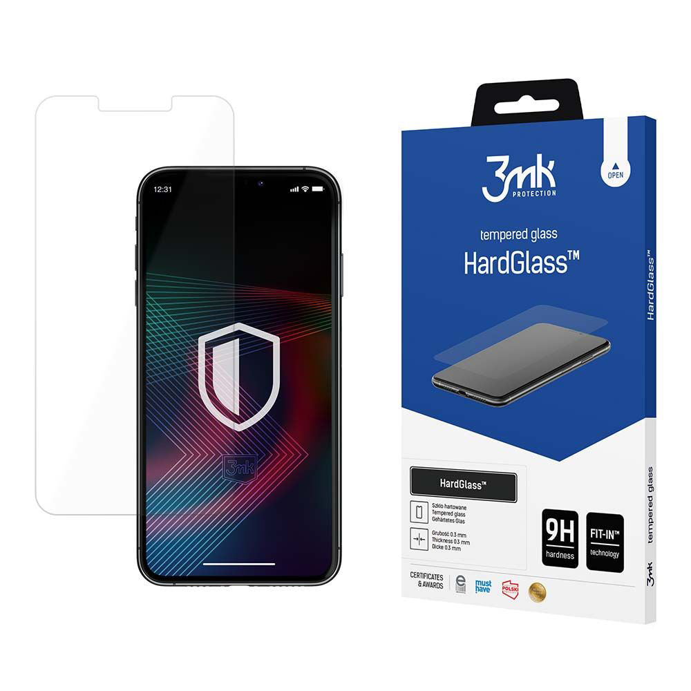 Ochranná fólie 3MK HardGlass pro Apple iPhone 17 Pro Max / 16 Pro Max, Tvrzené sklo, Full Glue