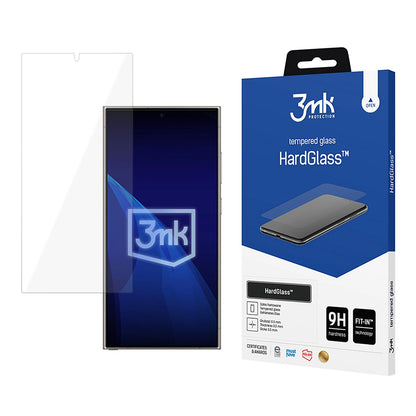 Ochranná fólie na displej 3MK HardGlass pro Samsung Galaxy S26 Ultra S948, Tvrzené sklo, Full Glue