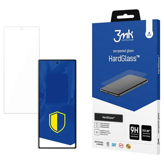 Ochranná fólie na displej 3MK HardGlass pro Samsung Galaxy Z Fold7 F966, tvrzené sklo, plné lepidlo