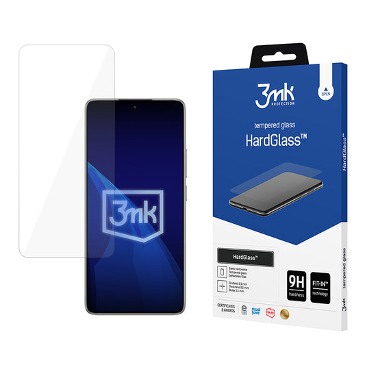 Ochranná fólie na displej 3MK HardGlass pro Xiaomi 14T Pro / 14T, tvrzené sklo, plné lepidlo