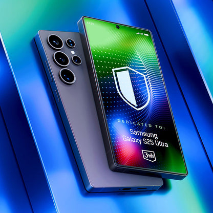 Ochranná fólie na displej 3MK Hardy Ultra pro Samsung Galaxy S25 Ultra S938, tvrzené sklo, plné lepidlo, černá