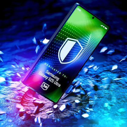 Ochranná fólie na displej 3MK Hardy Ultra pro Samsung Galaxy S25 Ultra S938, tvrzené sklo, plné lepidlo, černá