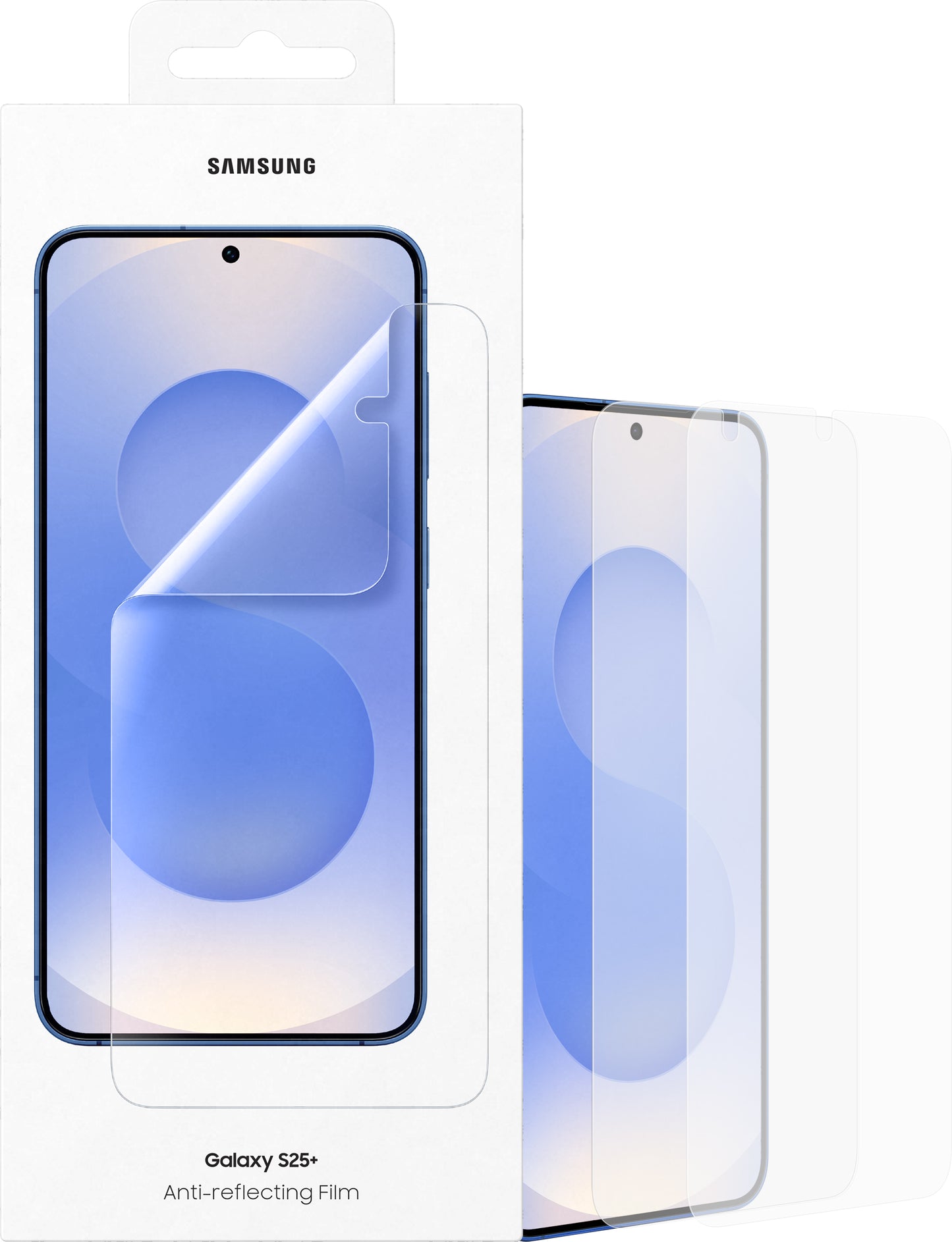 Ochranná fólie proti odleskům na displej pro Samsung Galaxy S25+ S936, Plast, Sada 2 kusy EF-US936CTEGWW