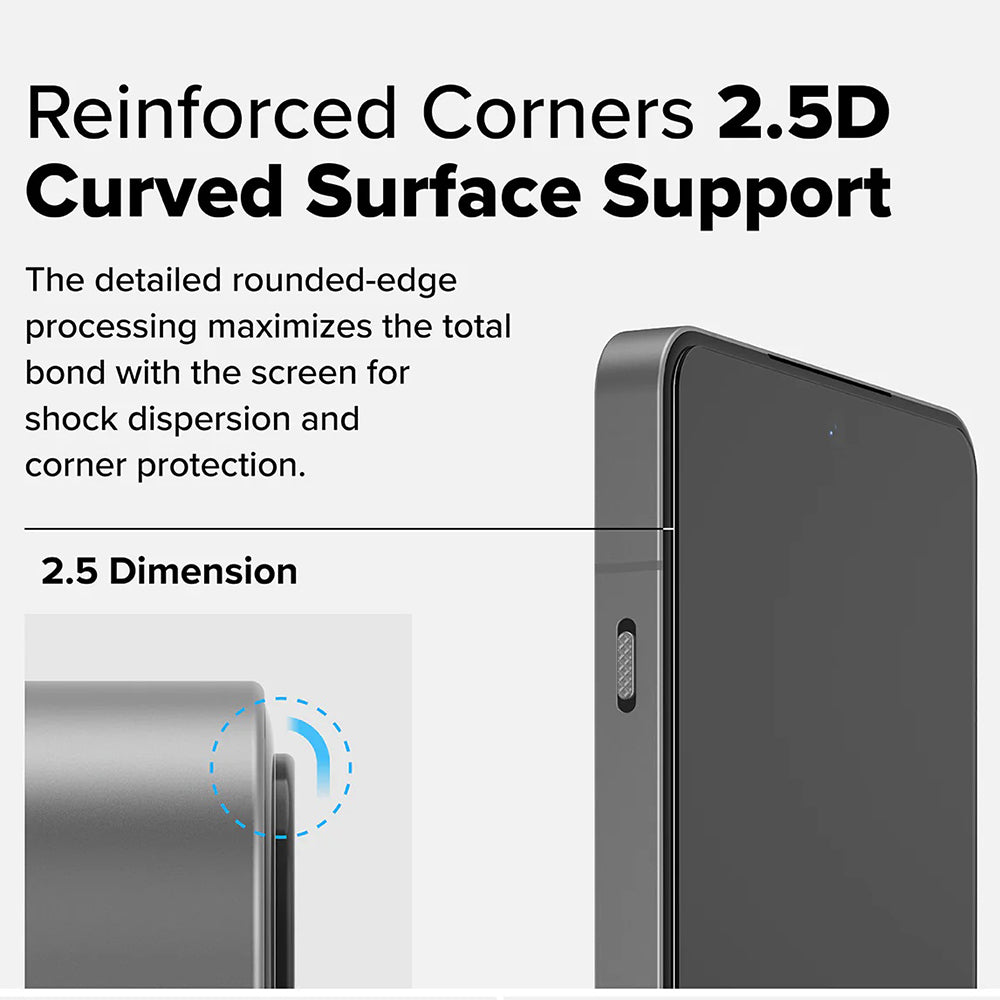 Ochranná fólie Ringke na displej pro OnePlus 13R, Tvrzené sklo, Full Glue, Sada 2 kusy