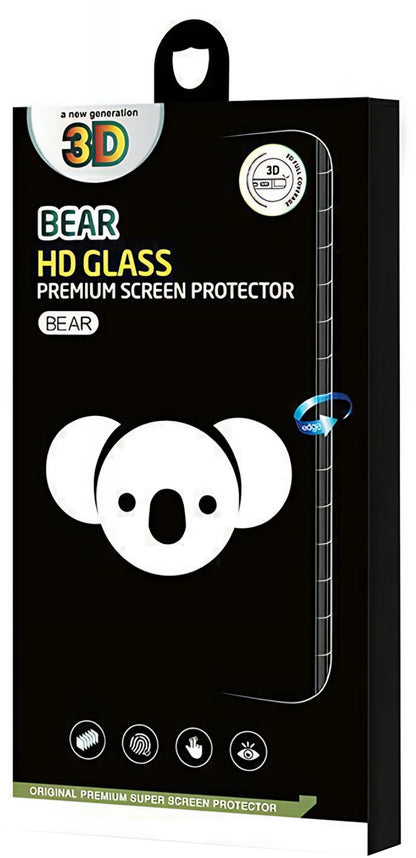 Ochranná fólie na displej Bear HD pro Apple iPhone 17 Air, tvrzené sklo, plné lepidlo, černá