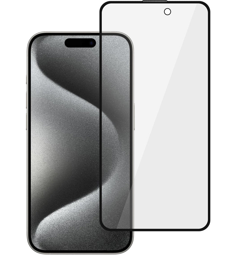 Ochranné sklo na displej s filtrem soukromí Tel Protect 10X Plus Titanium pro Apple iPhone 17 / 16 Pro, tvrzené sklo, celoplošné lepení