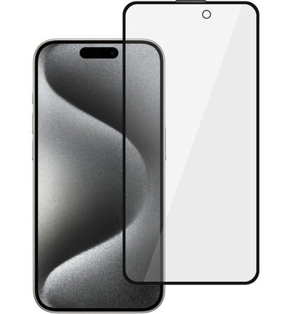 Ochranné sklo na displej s filtrem soukromí Tel Protect 10X Plus Titanium pro Apple iPhone 17 / 16 Pro, tvrzené sklo, celoplošné lepení