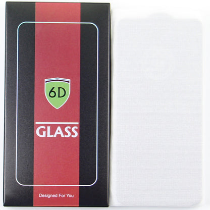 OEM ochranná fólie na displej pro Apple iPhone 17e / 16e / 14 / 13 Pro, tvrzené sklo, plné lepidlo, sada 10 kusů, 6D, černá