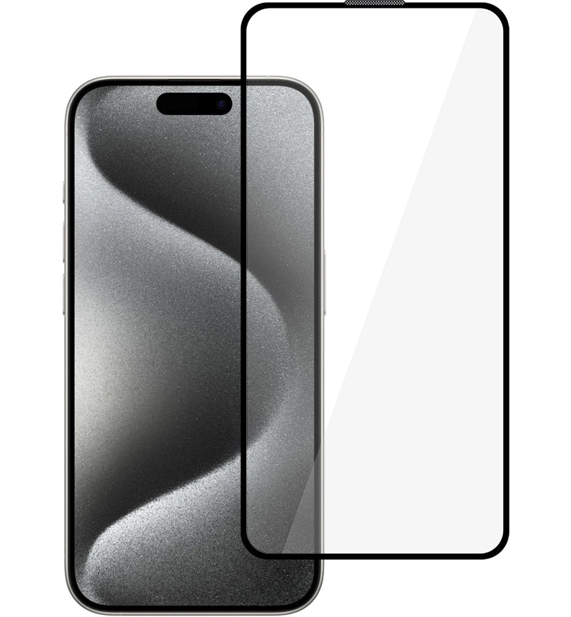 Ochranné sklo na displej Tel Protect 10X HD Plus Titanium pro Apple iPhone 17 / 16 Pro, tvrzené sklo, celoplošné lepení, černé
