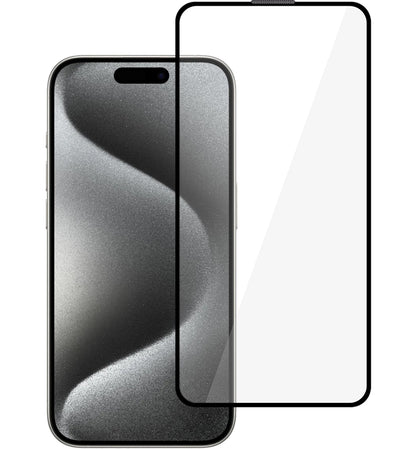 Ochranné sklo na displej Tel Protect 10X HD Plus Titanium pro Apple iPhone 17 / 16 Pro, tvrzené sklo, celoplošné lepení, černé