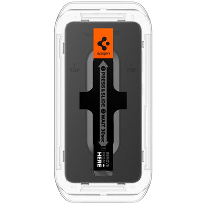 Ochranná fólie na displej Spigen GlastR EZ FIT pro Samsung Galaxy S25+ S936 / S24+ S926, Tvrzené sklo, Full Glue, Sada 2 kusy AGL07432