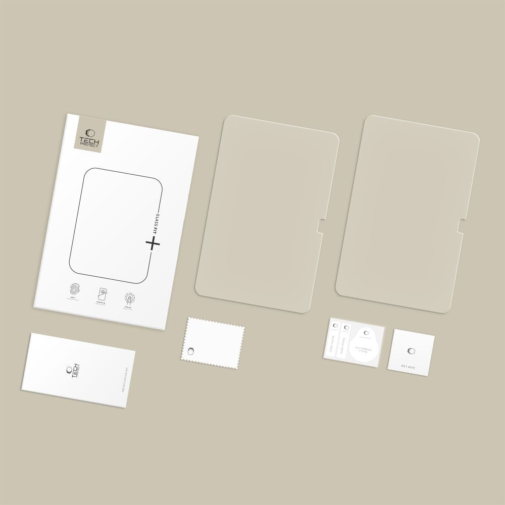 Ochranná fólie na displej Tech-Protect FIT+ pro Samsung Galaxy Tab S11 Ultra / Tab S10 Ultra, Tvrzené sklo, Full Glue, Sada 2 kusy, 2.5D