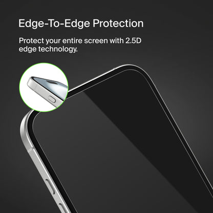 Ochranná fólie na displej Belkin ScreenForce TemperedGlass pro Apple iPhone 16 / 15 / 14 Pro, tvrzené sklo, plné lepidlo OVA135zz