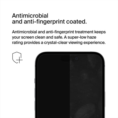 Ochranná fólie na displej Belkin ScreenForce UltraGlass 2 pro Apple iPhone 15 Pro Max, tvrzené sklo, Full Glue OVA134zz