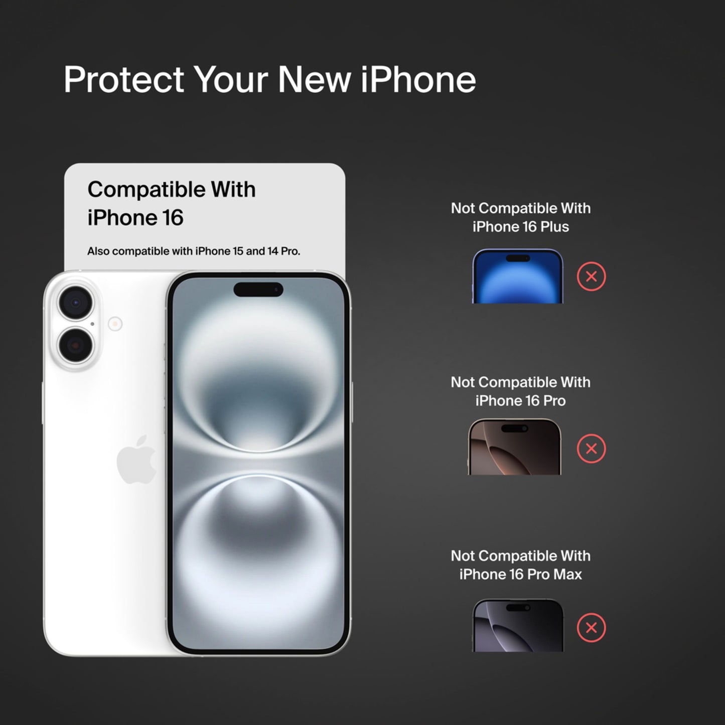 Ochranná fólie na displej Belkin ScreenForce TemperedGlass pro Apple iPhone 16 / 15 / 14 Pro, tvrzené sklo, plné lepidlo OVA135zz