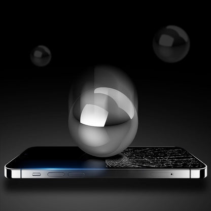 Ochranná fólie na displej Anank 5X Reinforced Anti Crack pro Apple iPhone 17 Pro Max, Tvrzené sklo, Full Glue, 3D, Černá