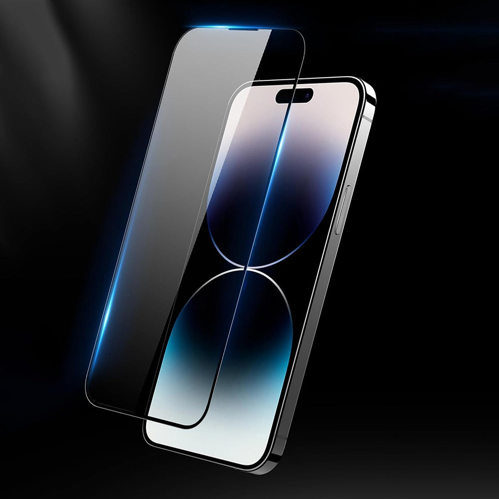 Ochranná fólie na displej Anank 5X Reinforced Anti Crack pro Apple iPhone 17, Tvrzené sklo, Full Glue, 3D, Černá