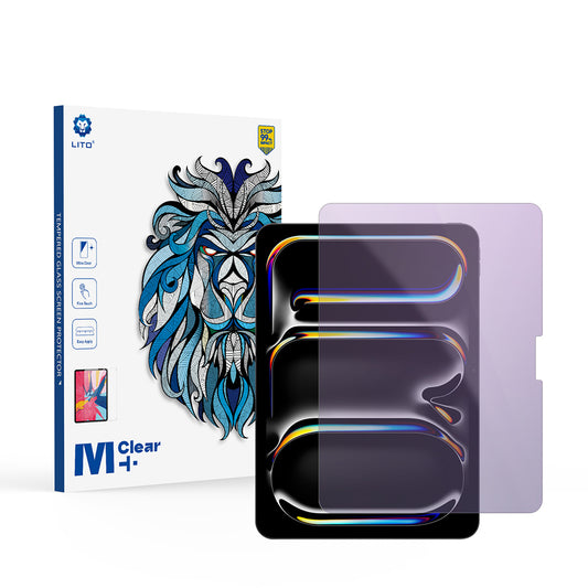 Ochranná fólie obrazovky Anti Blue Light Lito Classic pro Apple iPad Pro 11 (2024), tvrzené sklo, plné lepidlo, 2.5D
