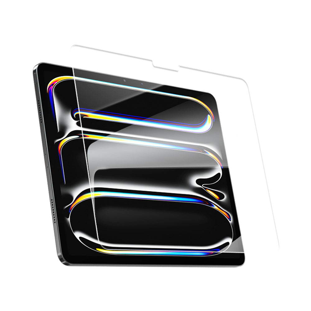 Ochranná fólie na displej Blueo Anti-Reflective HD Applicator Pro pro Apple iPad Pro 11 (2024), tvrzené sklo, plné lepidlo