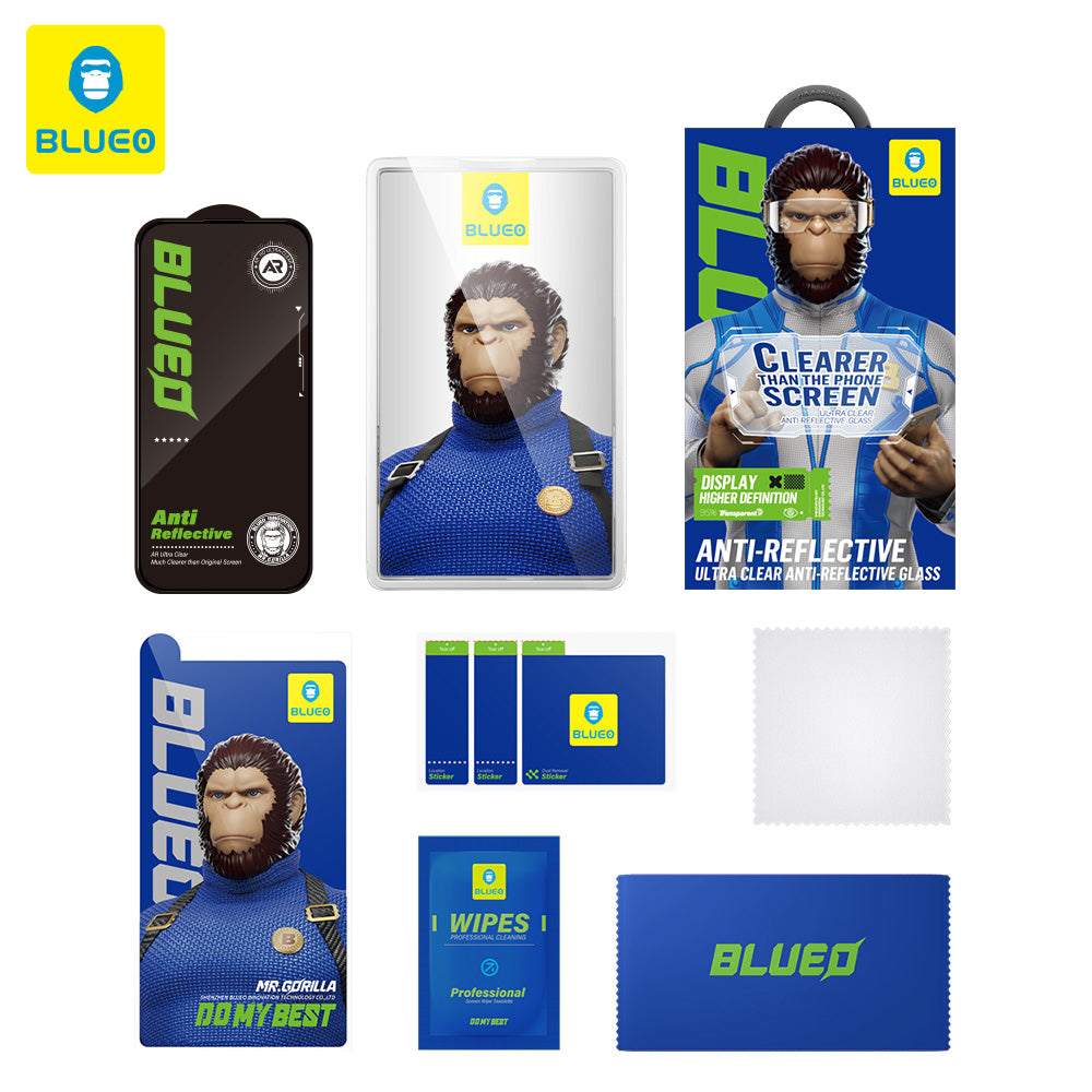 Ochranná fólie Blueo Anti-Reflective HD pro Samsung Galaxy S26 Plus S947, Tvrzené sklo, Full Glue, Černá