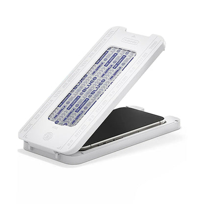 Ochranná fólie na displej Blueo Crystal Anti-Scratch Applicator pro Apple iPhone 17 Air, Tvrzené sklo, Full Glue, Černá