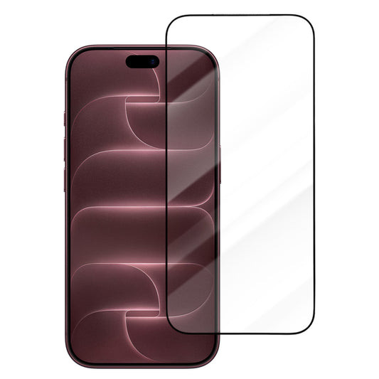 Ochranné sklo na displej Blueo Drop Resistant Applicator Pro pro Apple iPhone 18 Pro Max / 17 Pro Max, tvrzené sklo, celoplošné lepidlo, černé