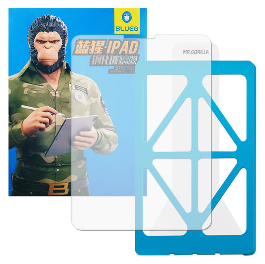 Ochranná fólie na displej Blueo HD Applicator Pro pro Apple iPad Pro 12.9 (2022) / Pro 12.9 (2021) / Pro 12.9 (2020), tvrzené sklo, plné lepidlo