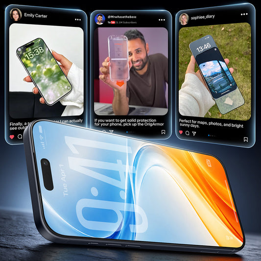 Ochranná fólie na displej Torras OrigArmor pro Apple iPhone 18 Pro / 17 Pro, tvrzené sklo, plné lepidlo