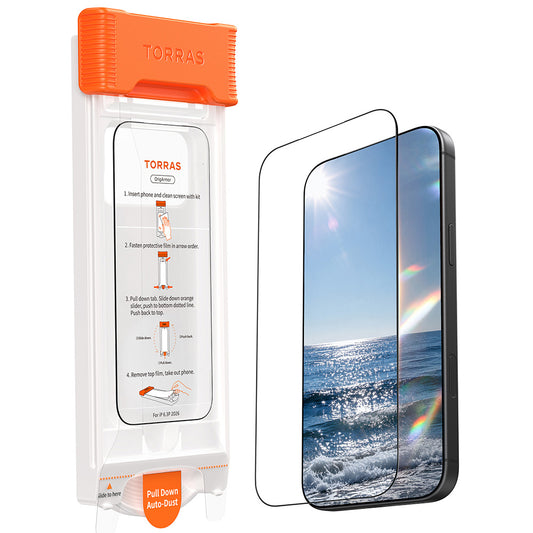 Ochranná fólie na displej Torras OrigArmor pro Apple iPhone 18 Pro / 17 Pro, tvrzené sklo, plné lepidlo