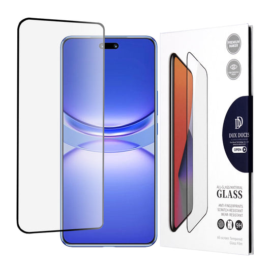 Ochranná fólie na displej DUX DUCIS pro Huawei nova 12 Pro, tvrzené sklo, Edge Glue, černá