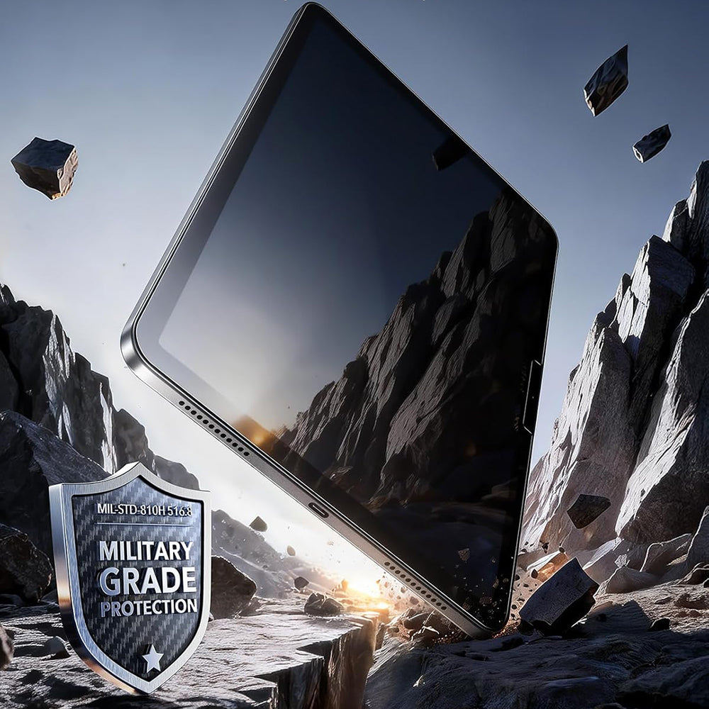 Ochranná fólie na displej ESR Armorite Paper Feel UltraFit pro Apple iPad (2025) / (2022), Tvrzené sklo, Full Glue, Sada 2 kusy