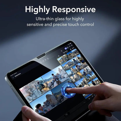 Ochranná fólie na displej ESR Armorite UltraFit pro Apple iPad (2025) / (2022), Tvrzené sklo, Full Glue, Sada 2 kusy