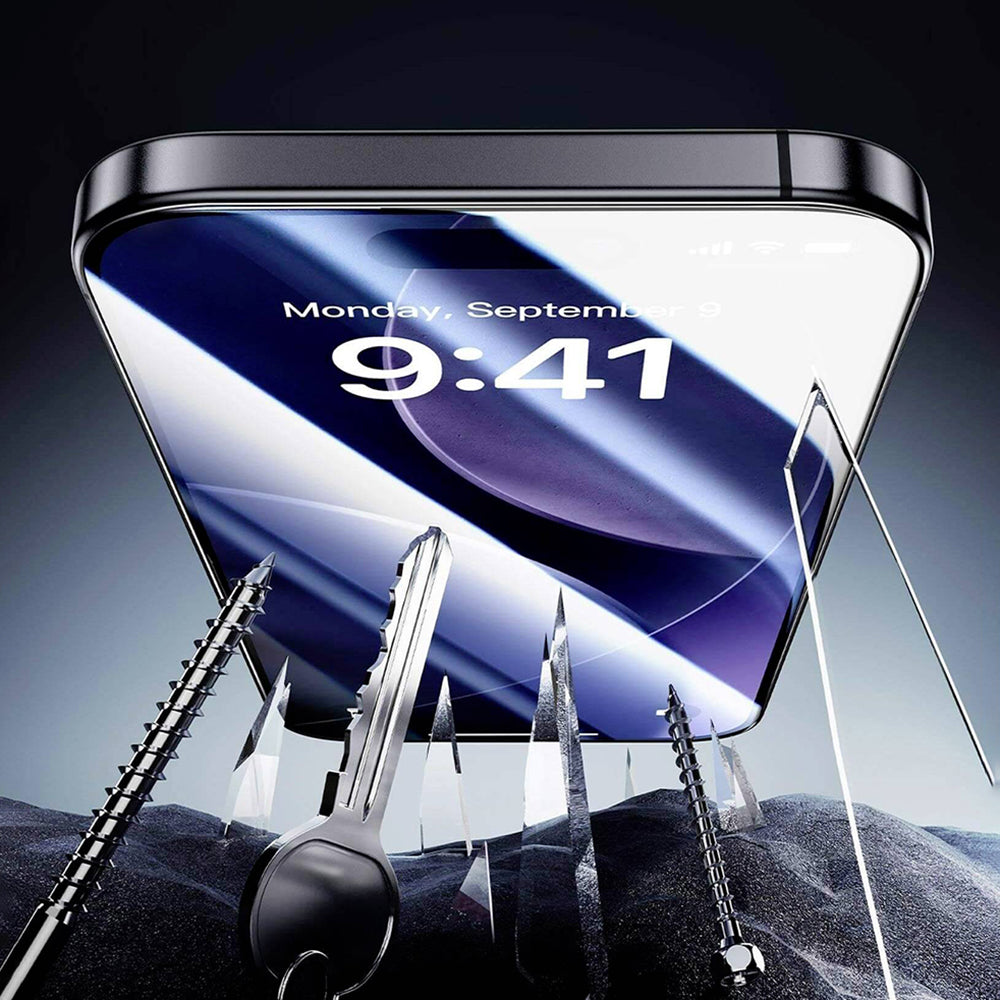 ESR Armorite UltraFit Screen Protector for Apple iPhone 17 Air, Tempered Glass, Full Glue, 2-Piece Set, Black