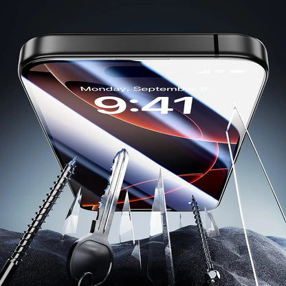 Ochranná fólie ESR Armorite UltraFit pro Apple iPhone 17 Pro, Tvrzené sklo, Full Glue, Sada 3 kusy