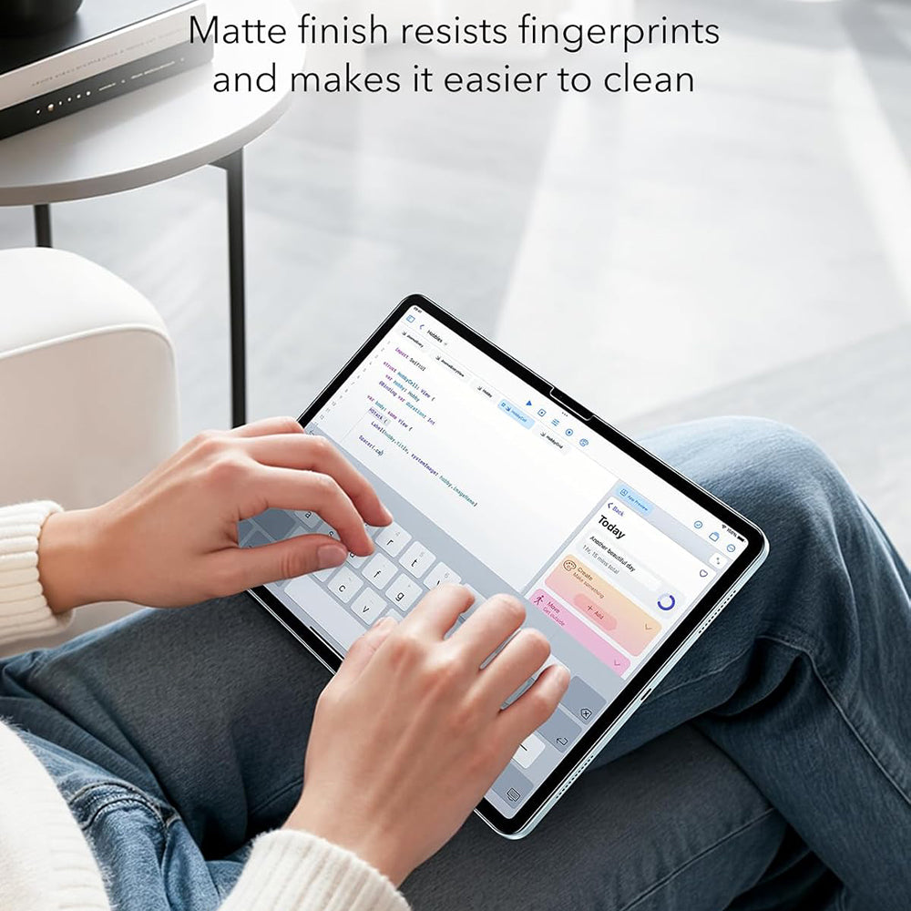 Ochranná fólie ESR Paper Feel UltraFit pro Apple iPad (2025) / (2022), Plast, Sada 2 kusy