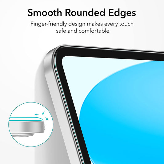 Ochranná fólie ESR na displej pro Apple iPad (2025) / (2022), Tvrzené sklo, Full Glue, Sada 2 kusy