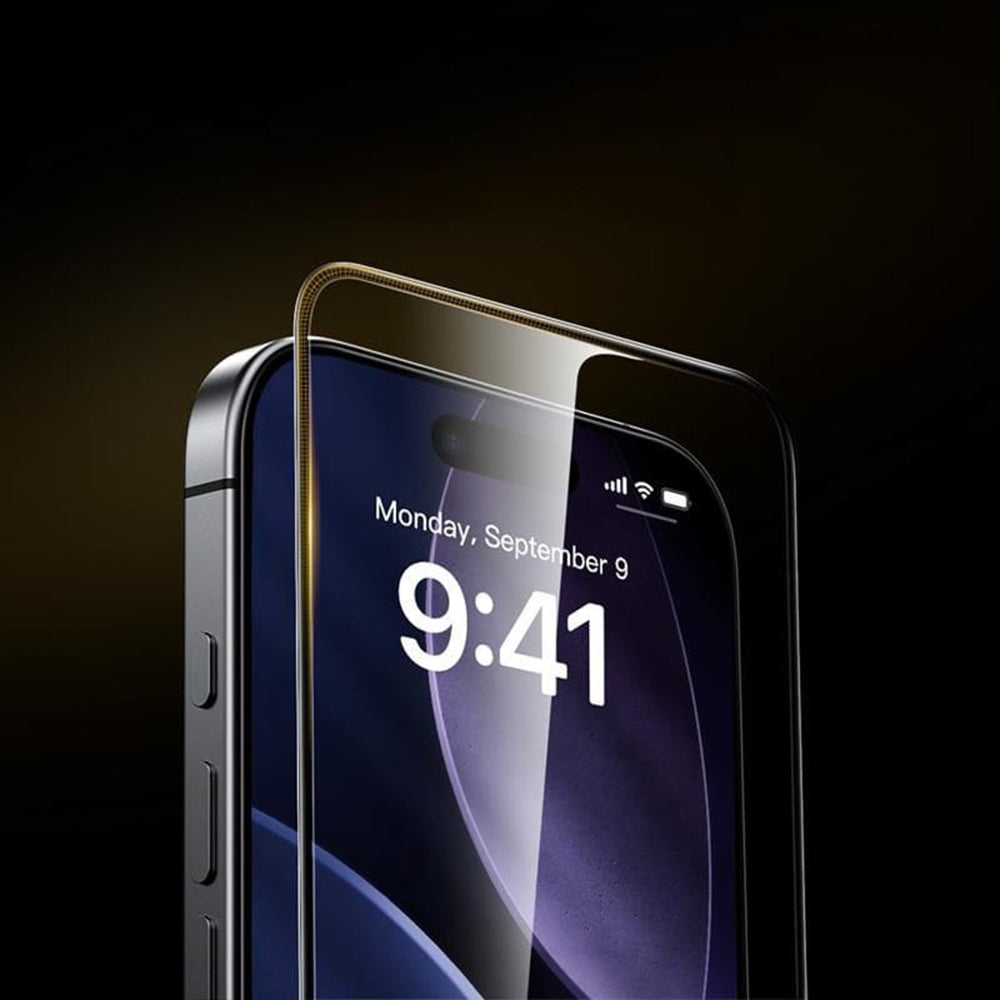Ochranná fólie na displej ESR UltraFit Armorite Pro pro Apple iPhone 17 Pro, Tvrzené sklo, Full Glue, Černá