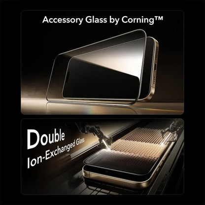 Ochranná fólie na displej ESR UltraFit Armorite Pro pro Apple iPhone 17 Pro, Tvrzené sklo, Full Glue, Černá