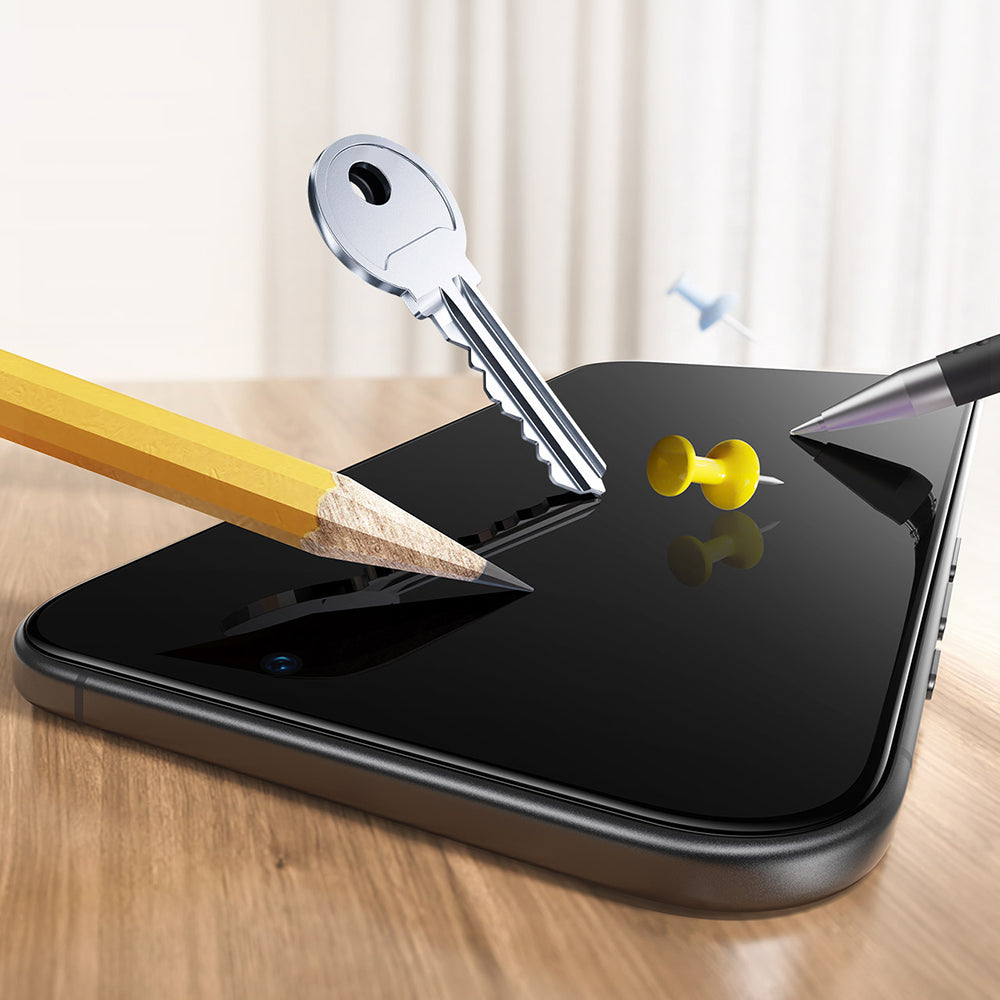 Ochranná fólie ESR UltraFit pro Apple iPhone 17 Pro Max, Tvrzené sklo, Full Glue, Černá