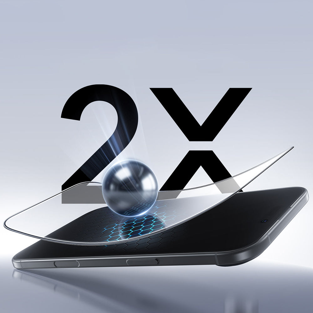 Ochranná fólie ESR UltraFit pro Apple iPhone 17 Pro, Tvrzené sklo, Full Glue, Černá