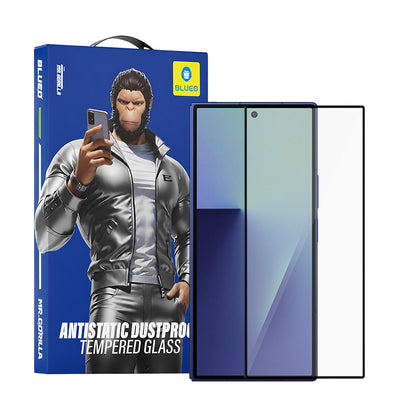 Ochranná fólie na vnější displej Blueo HD pro Samsung Galaxy Z Fold8 Ultra F971 / Z Fold7 F966, tvrzené sklo, plné lepidlo, 2.5D, černá