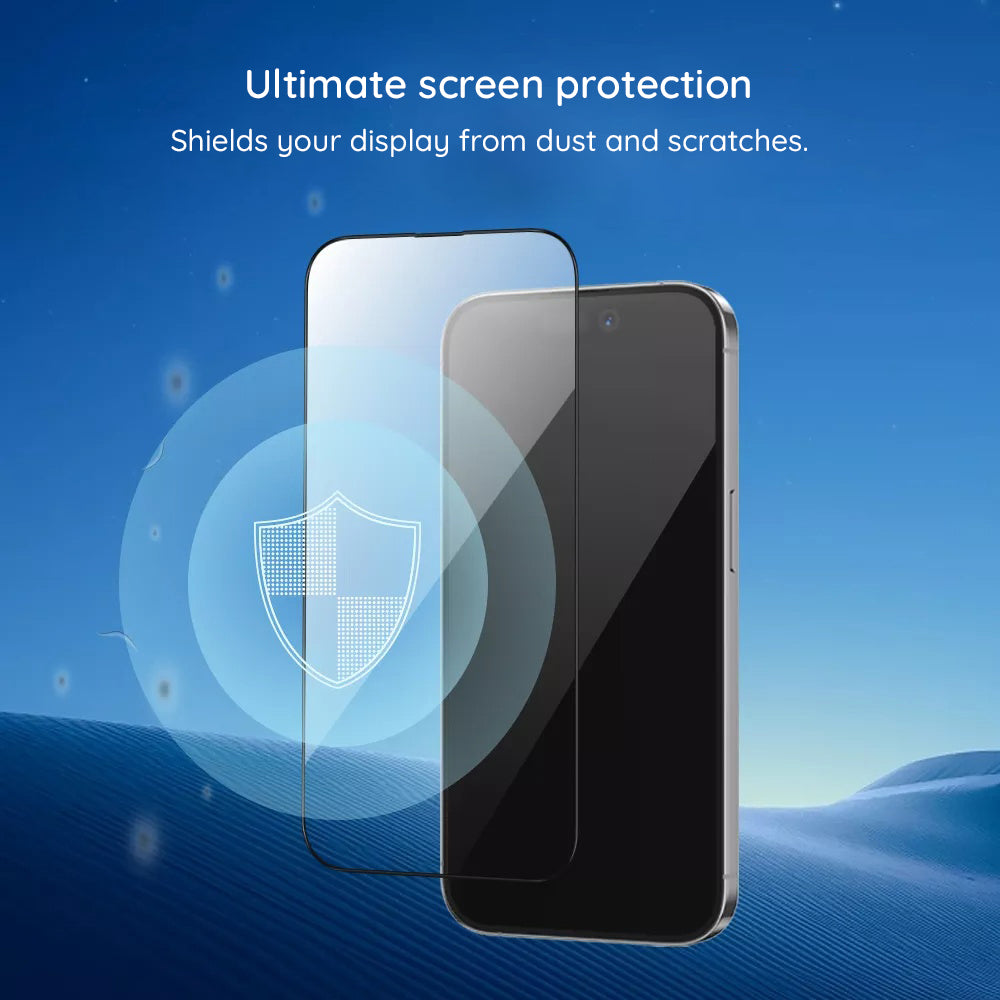 Ochranná fólie na vnější displej Blueo HD pro Samsung Galaxy Z Fold8 Ultra F971 / Z Fold7 F966, tvrzené sklo, plné lepidlo, 2.5D, černá
