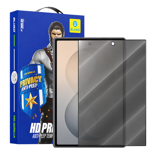 Ochranná fólie na vnější displej Privacy Blueo Anti-Peep pro Samsung Galaxy Z Fold8 F971, tvrzené sklo, plné lepidlo