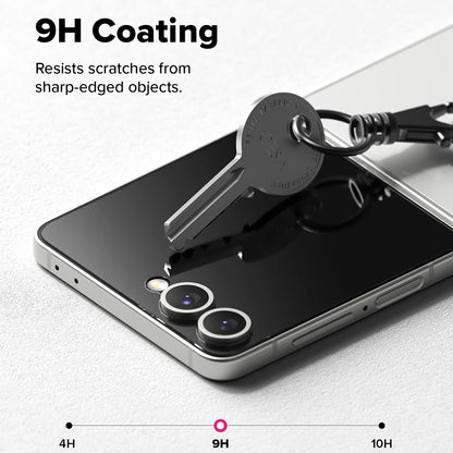 Ochranná fólie na vnější displej Ringke Cover pro Samsung Galaxy Z Flip7 F766, tvrzené sklo, plné lepidlo, sada 2 kusů