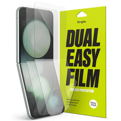 Ochranná fólie Ringke Dual Easy pro vnitřní displej Samsung Galaxy Z Flip5 F731, plast, sada 2 kusy