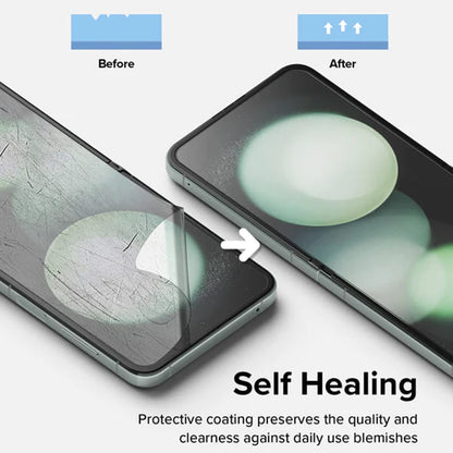 Ochranná fólie Ringke Dual Easy pro vnitřní displej Samsung Galaxy Z Flip5 F731, plast, sada 2 kusy